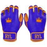 Batting Glove Single Strap - Blue/Orange