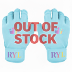 Royal Grip Short Cuff - Sky Blue with Rainbow Crown