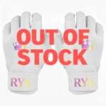 Royal Grip Short Cuff - White with Rainbow Crown