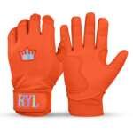 Royal Grip Short Cuff - Orange with Rainbow Crown