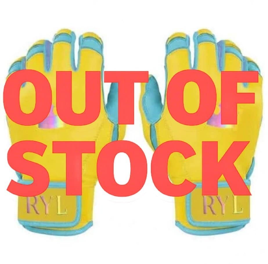 Royal Grip Short Cuff - Yellow/Sky Blue Rainbow Crown