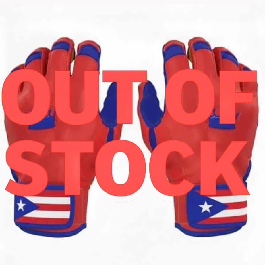 Royal Grip Short Cuff - Red/Blue With Puerto Rico Flag