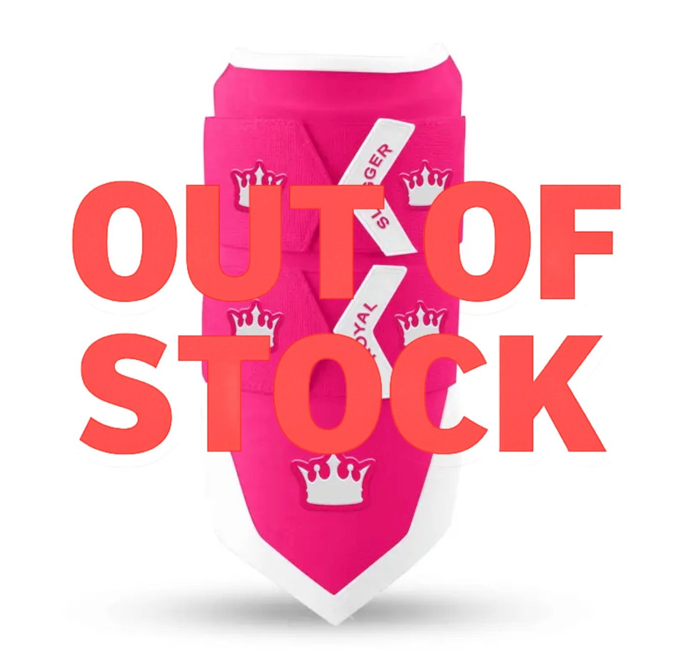 Royal Lock Elbow Guard - Deep Pink/White - Elite Leather