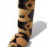 Royal Dual Ankle Guard - Gold/Black - Performance Fabric