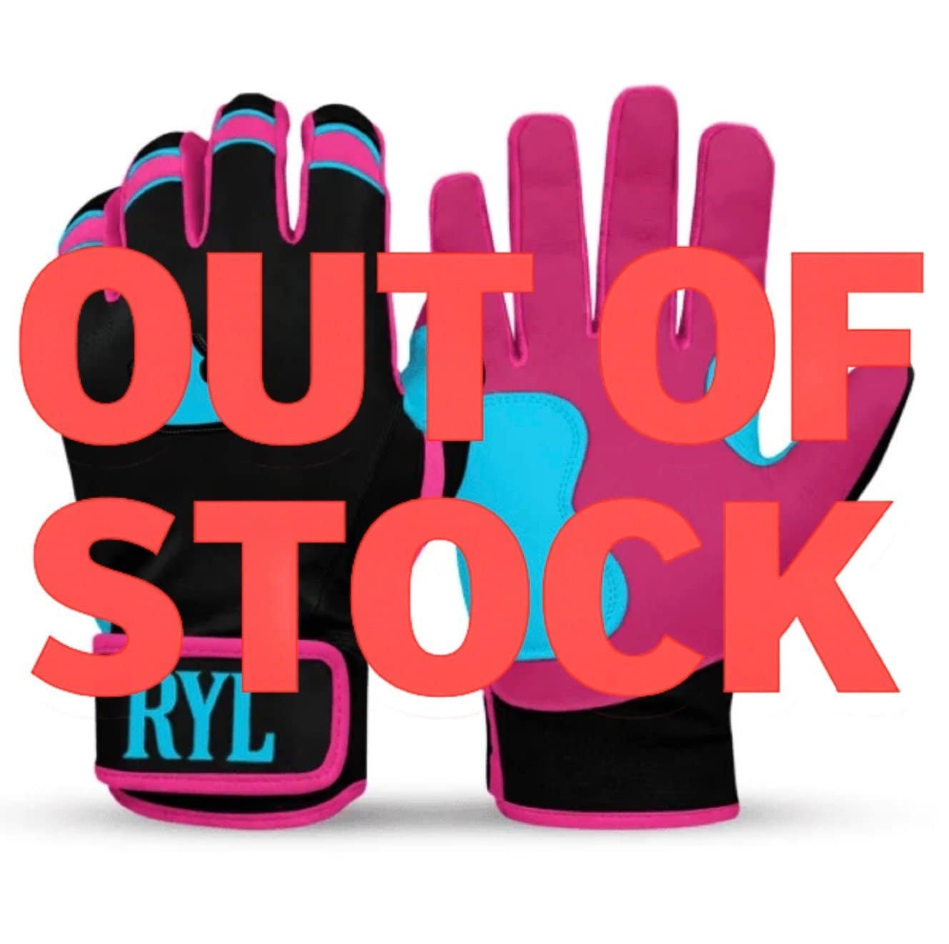 Royal Grip Short Cuff - Black/Pink/Sky Blue