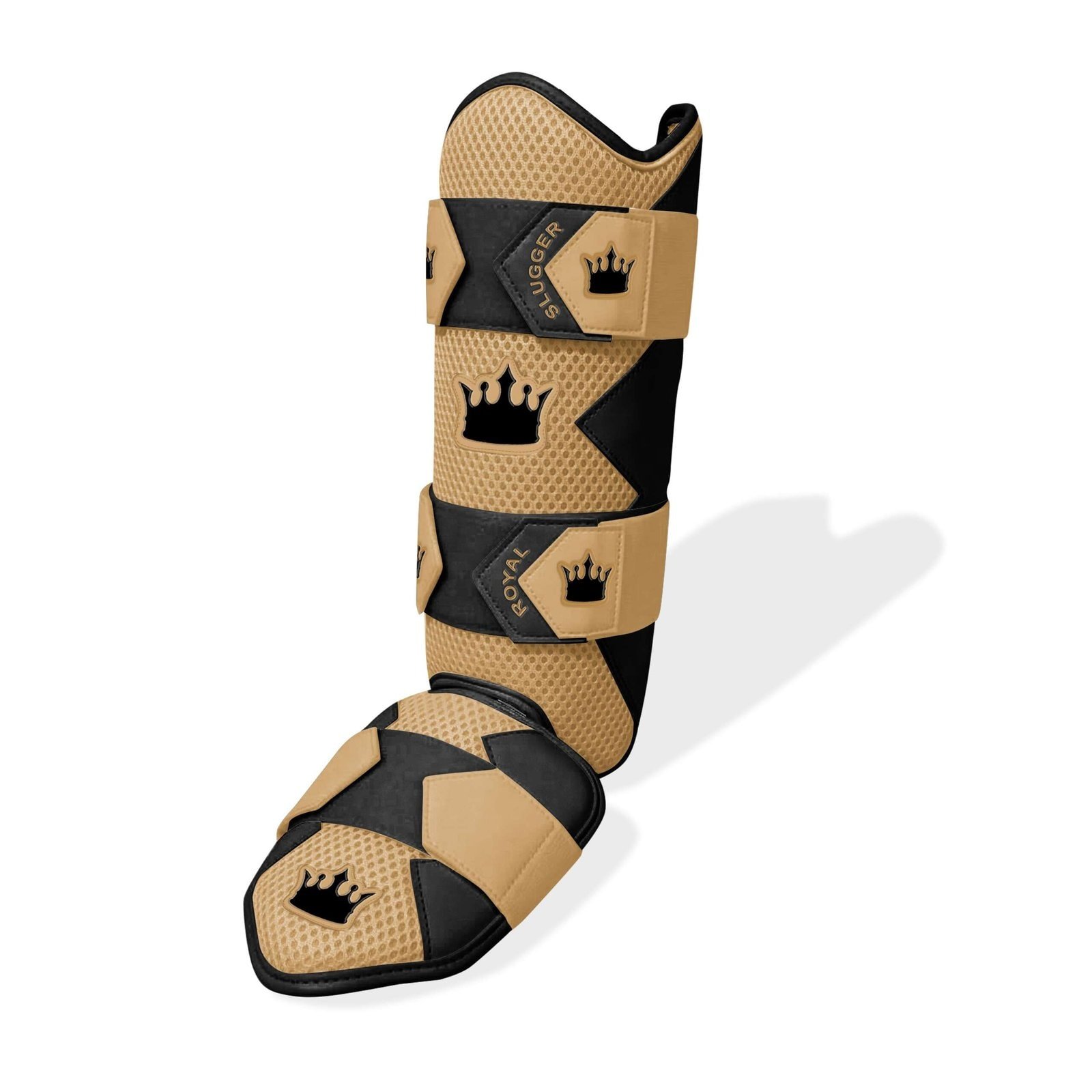 Royal Dual Ankle Guard - Gold/Black - Performance Fabric