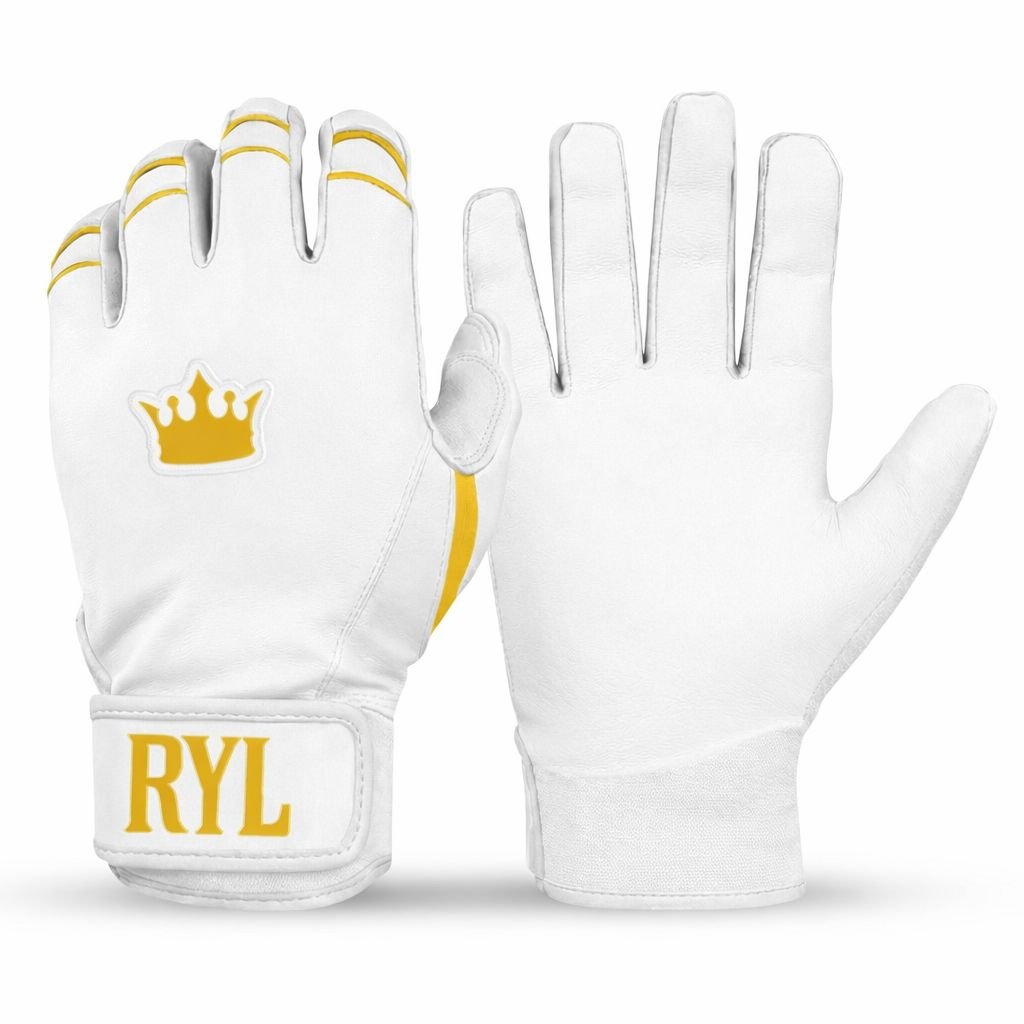 Slim Grip Short Cuff - White/Gold