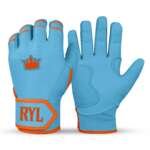Royal Grip Short Cuff - Sky Blue/Orange