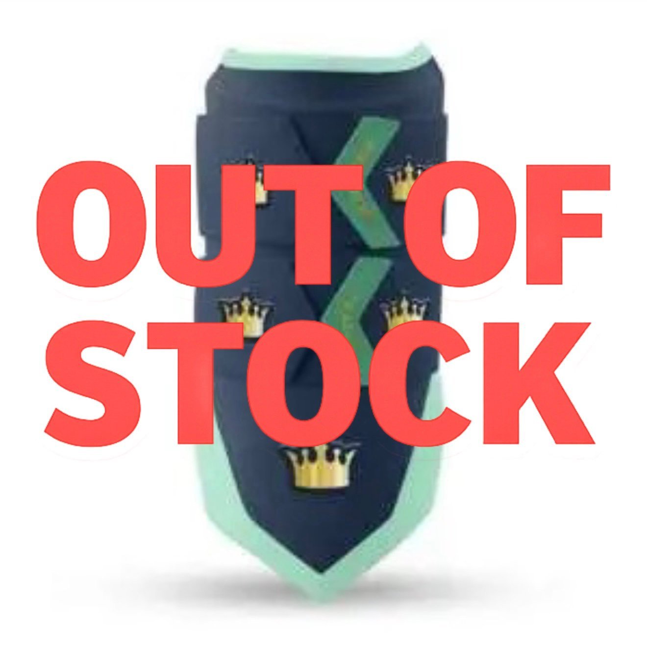 Royal Lock Elbow Guard - Navy Blue/ Mint Green/ Gold - Elite Leather