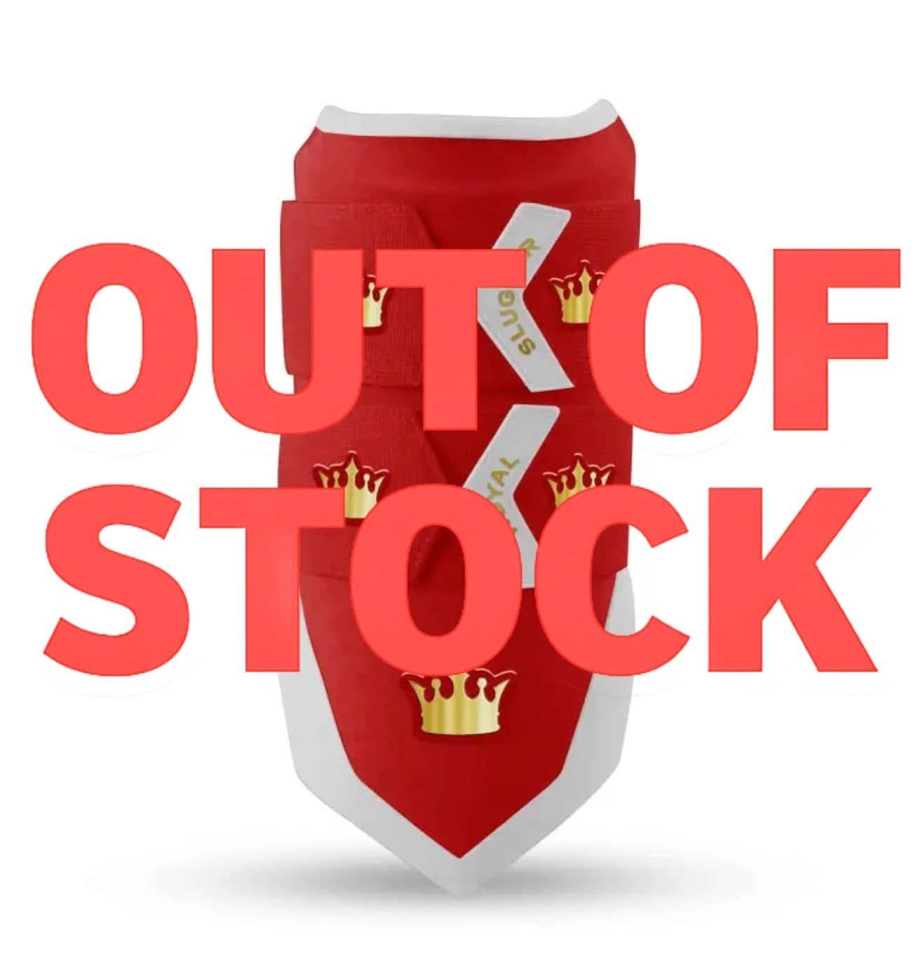 Royal Lock Elbow Guard - Red/White/Gold - Elite Leather