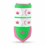 Limited Edition Royal Lock Elbow Guard - Green/Hot Pink/White - Elite Leather