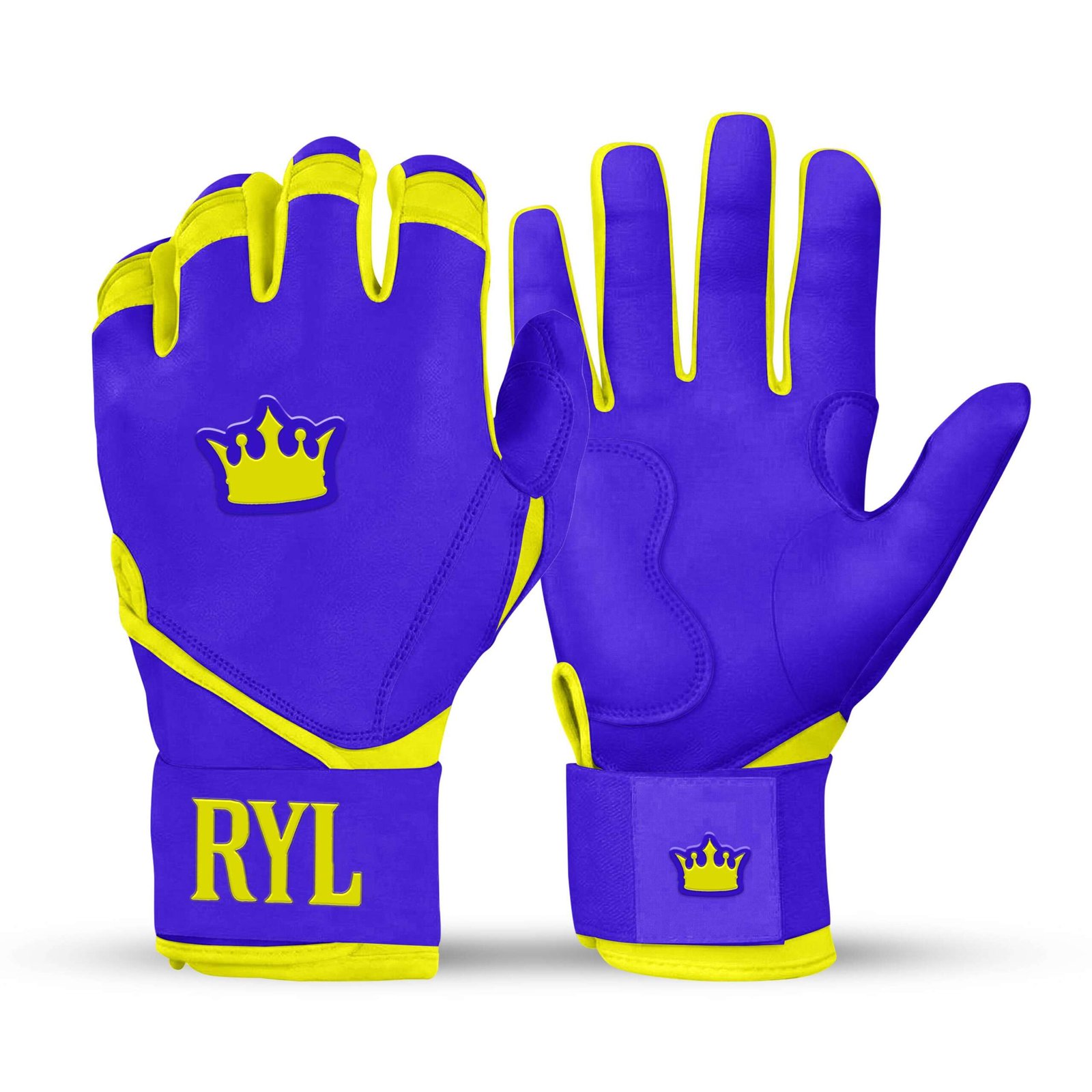 Royal Grip Long Cuff - Blue/Yellow