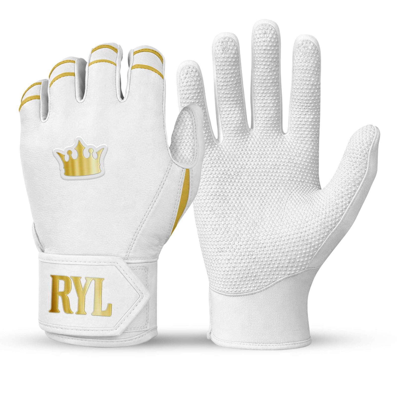 Slugger Grip Short Cuff - White/Gold