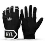 Royal Grip Short Cuff - Black/White/Chrome