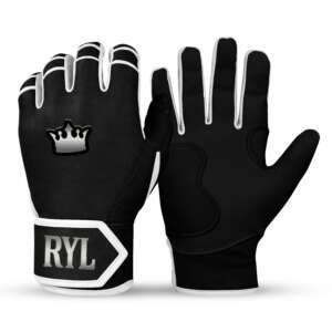 Royal Grip Short Cuff - Black/White/Chrome