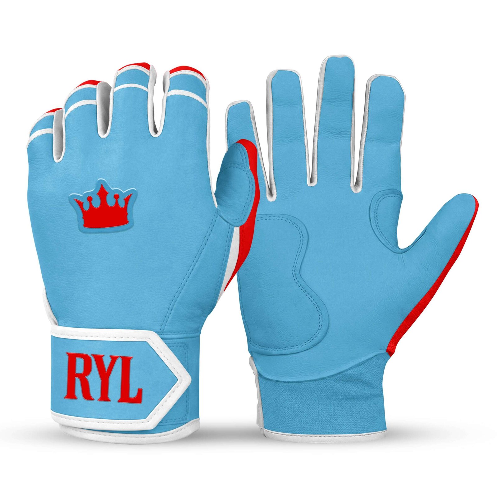 Royal Grip Short Cuff - Sky Blue/Red/White
