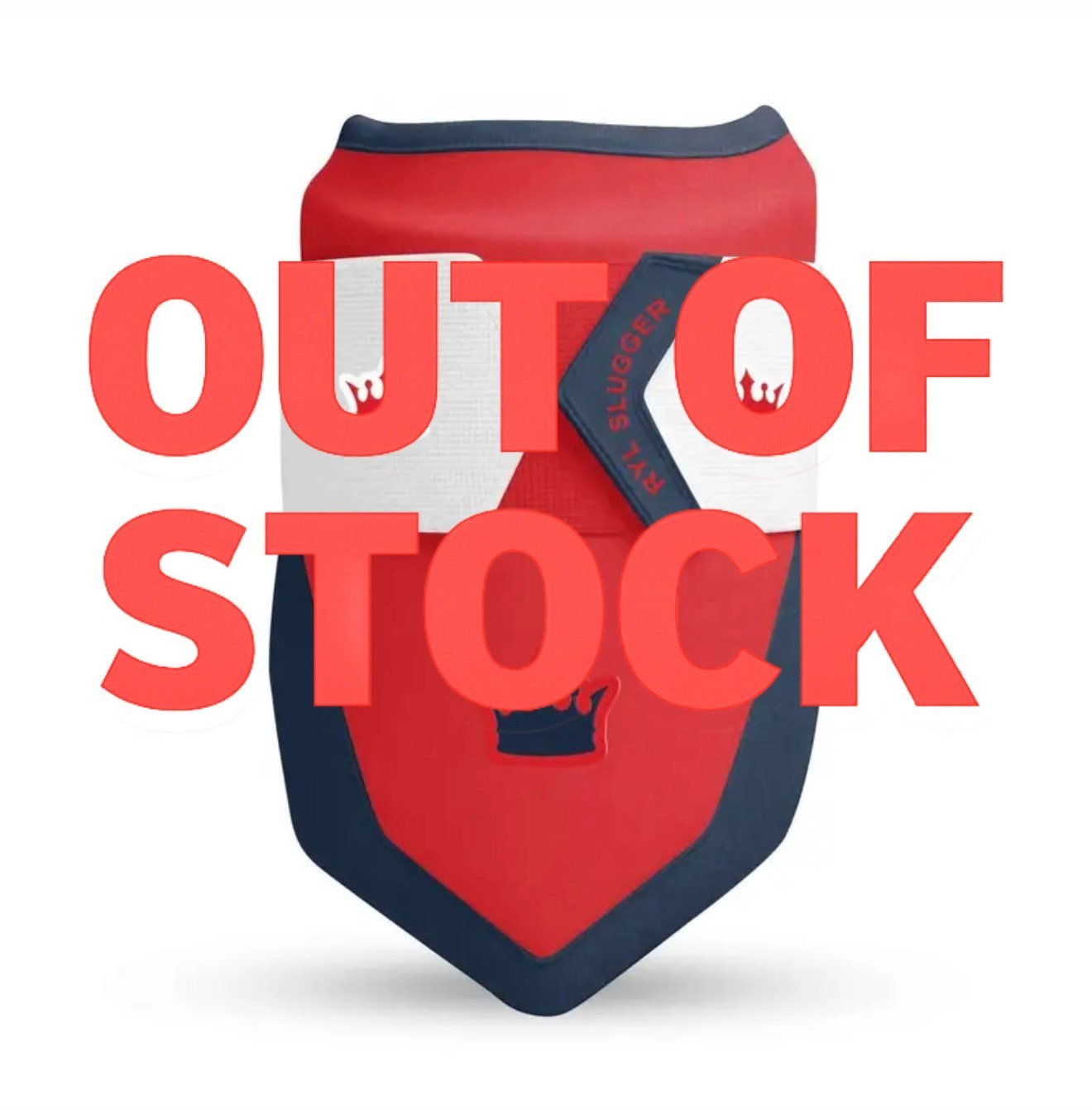 Royal Strike Elbow Guard - Red/Navy Blue/White - Elite Leather