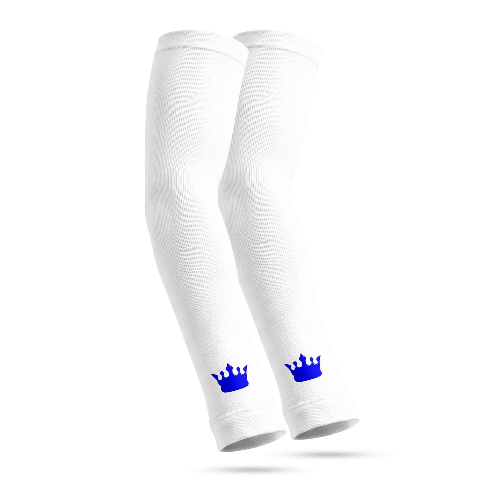Royal Sleeves WHITE/ ROYAL BLUE (PAIR)
