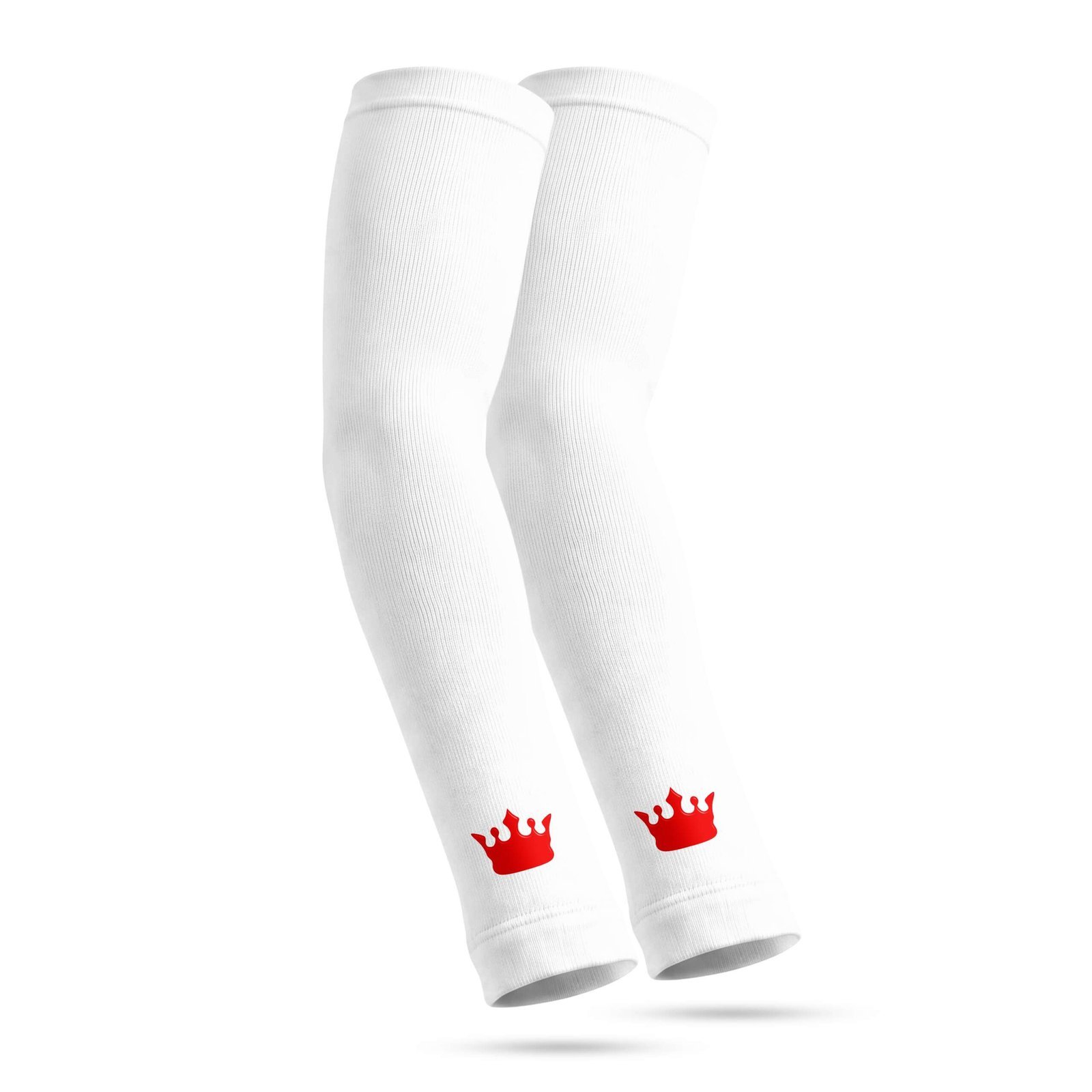 Royal Sleeves WHITE/ RED (PAIR)