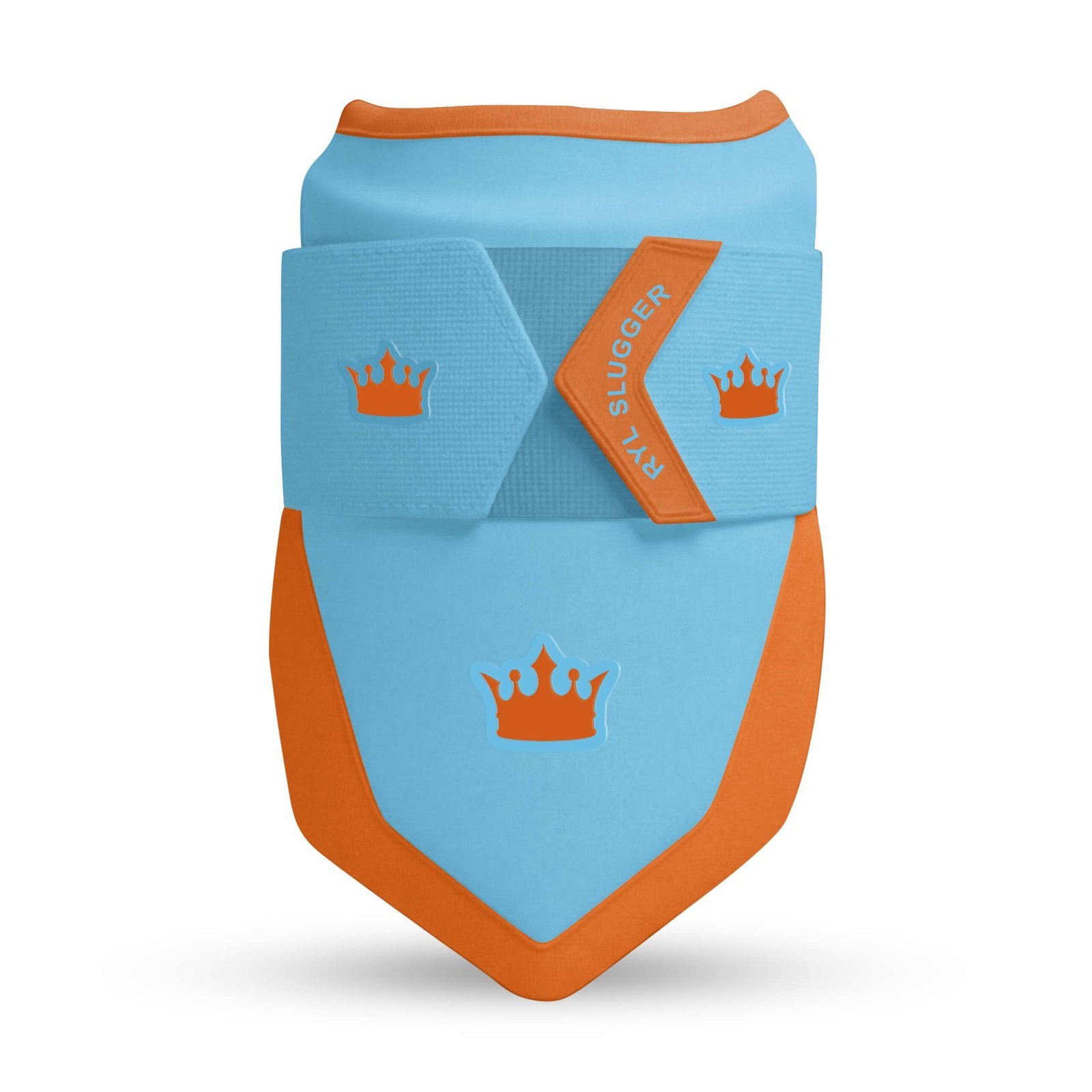 Royal Strike Elbow Guard - Sky Blue/Orange - Elite Leather