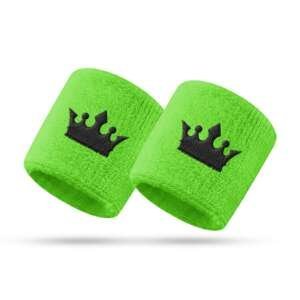 Royal Wrist Bands Neon Green/Black (PAIR)