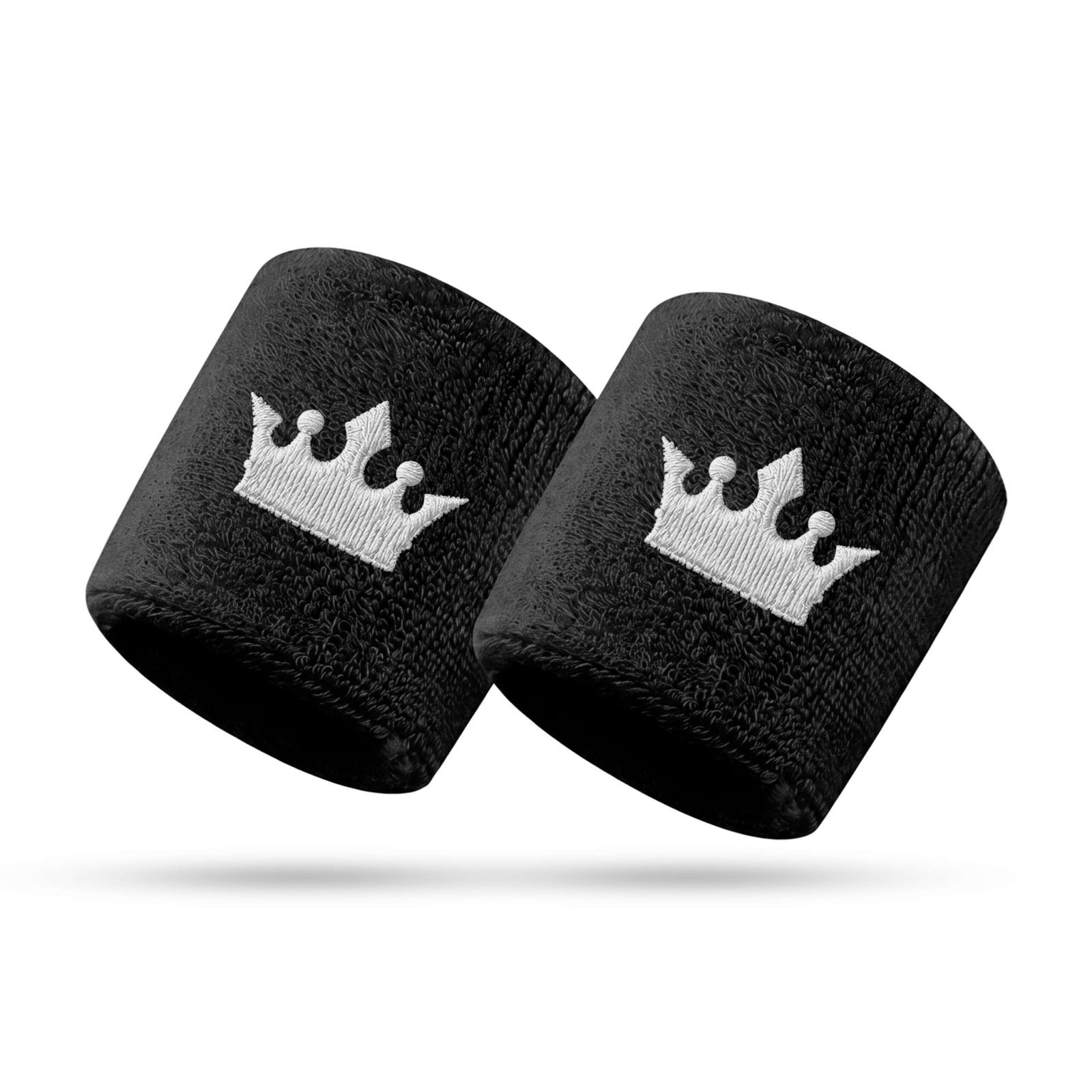 Royal Wrist Bands Black/White (PAIR)